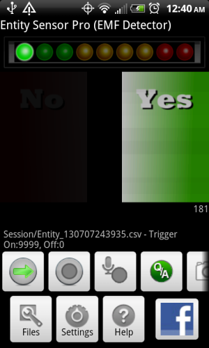 Entity Sensor with Question/Answer option